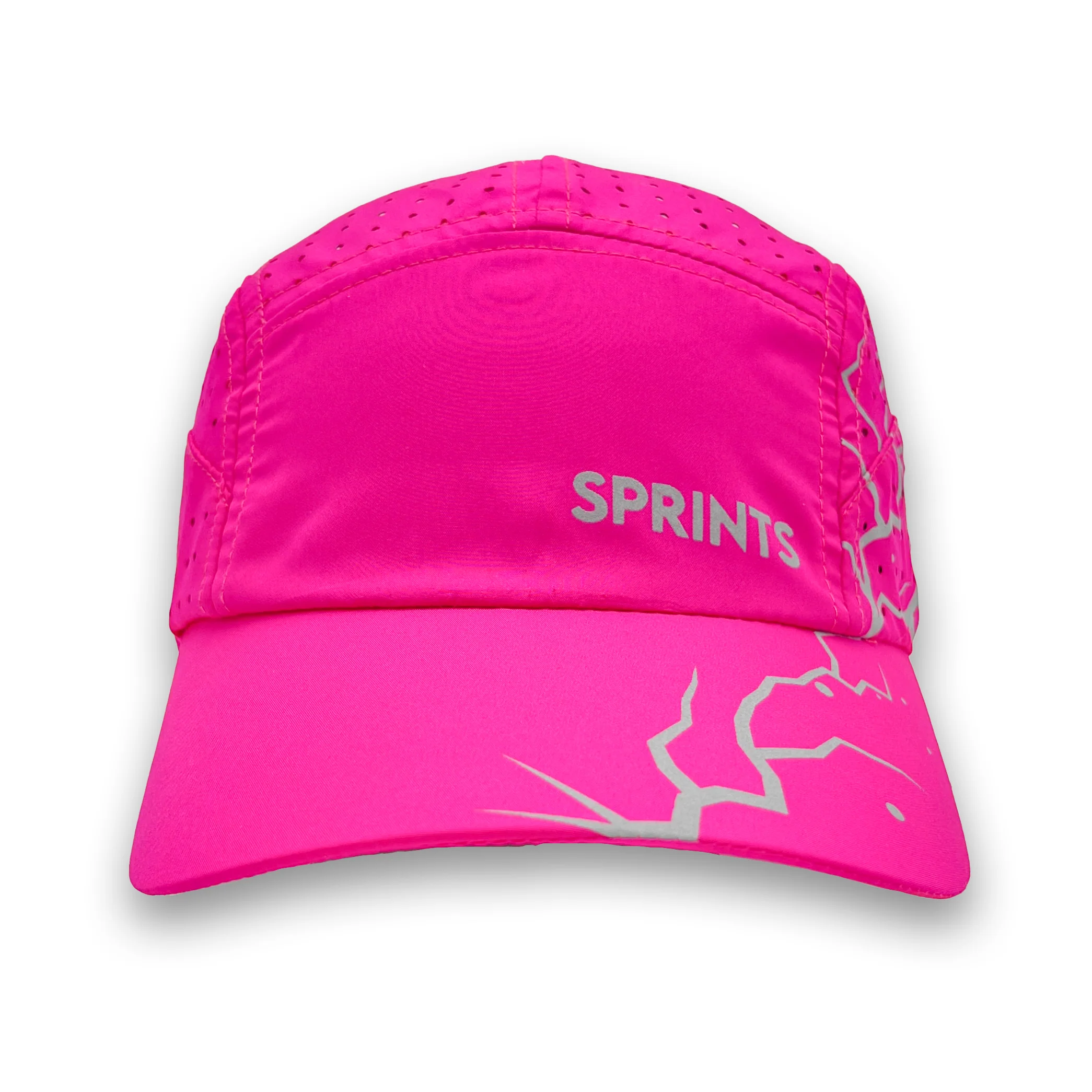 Dystopian Neon Pink Flash Reflective HyperG Hat (Unisex) - Image 4