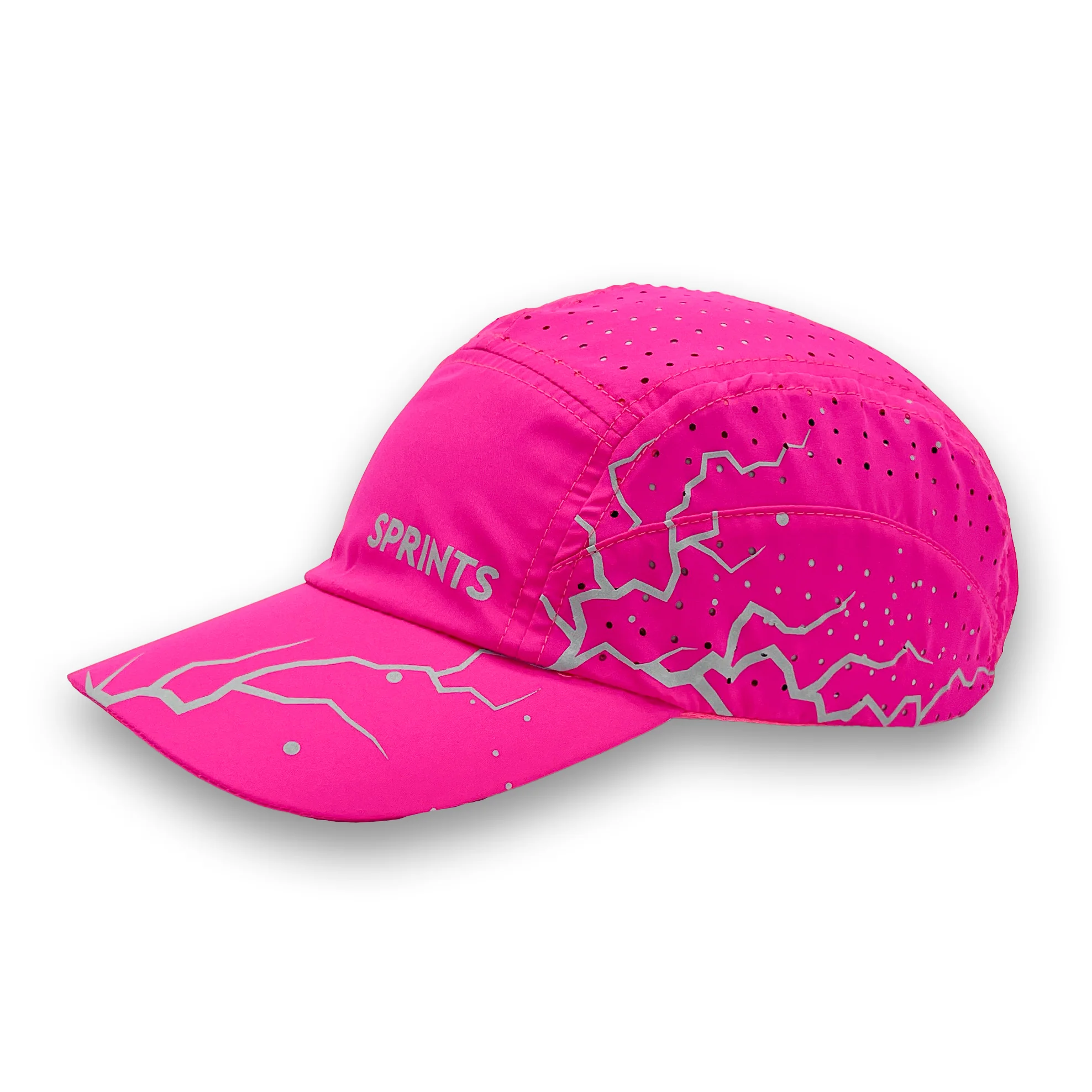 Dystopian Neon Pink Flash Reflective HyperG Hat (Unisex) - Image 5