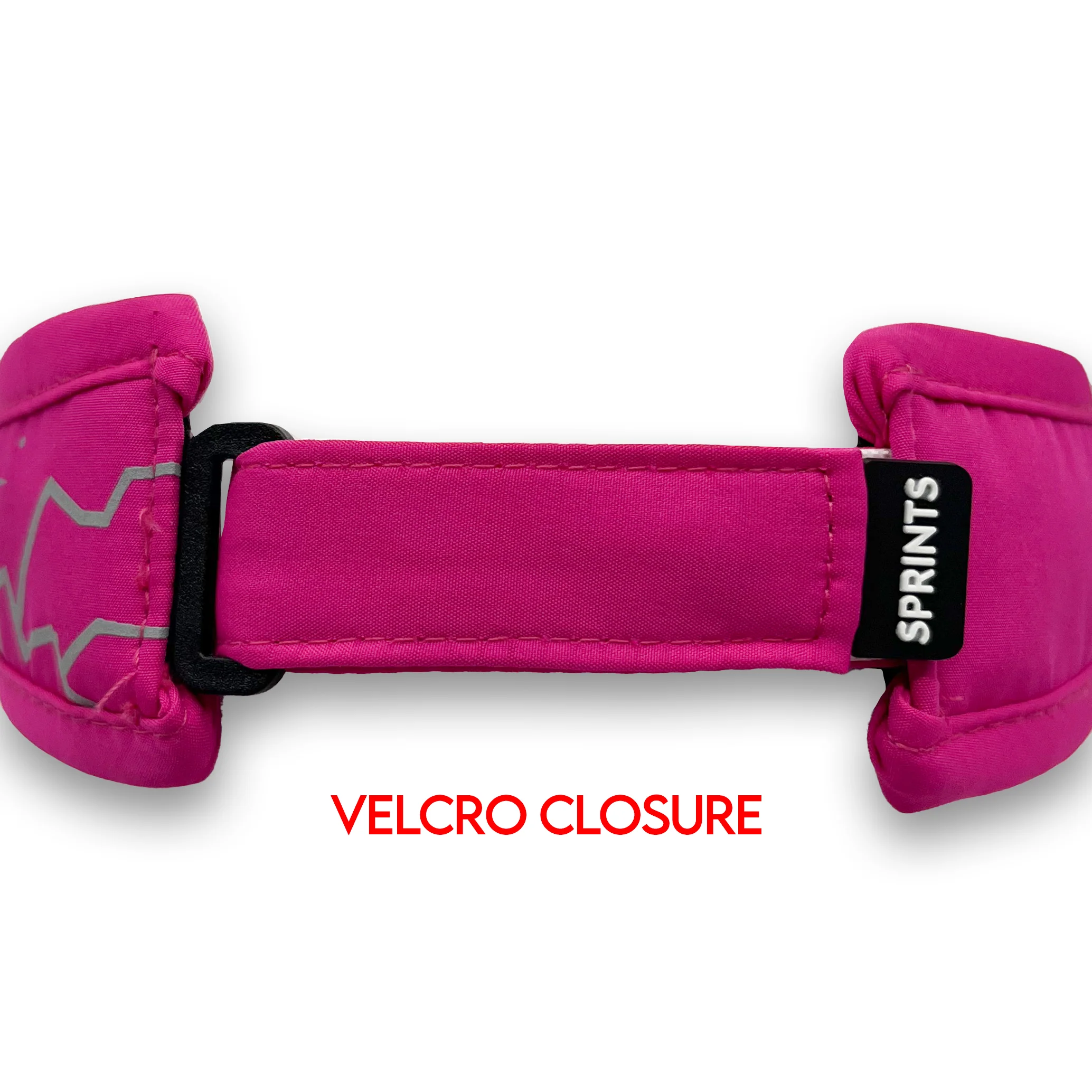 Dystopian Neon Pink Flash Reflective Visor (Unisex) - Image 3