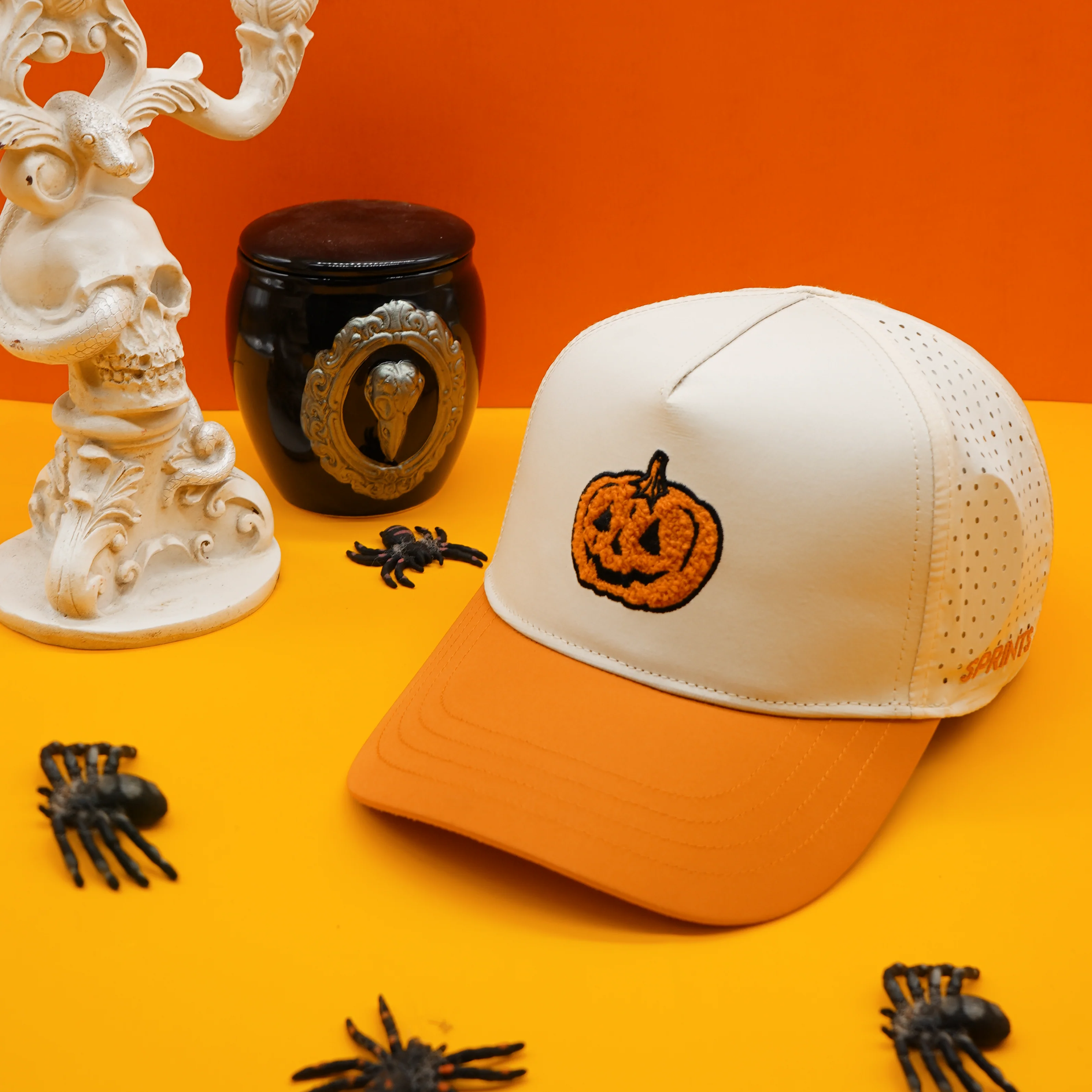 Grumpkin Pumpkin Structured VP Hat (Unisex) - Image 3