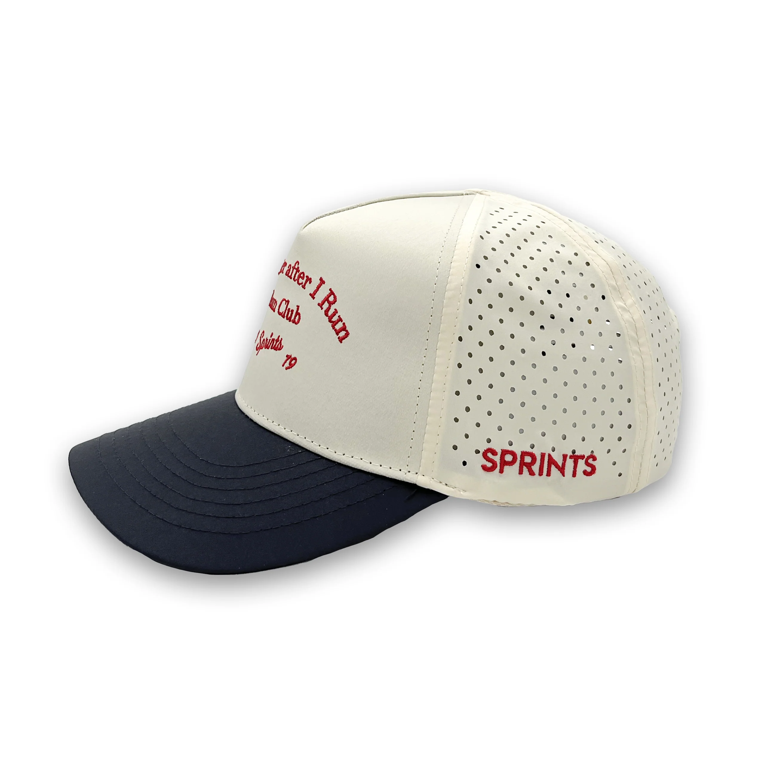 I'm Nicer After I Run Run Club Structured VP Hat (Unisex) - Image 4
