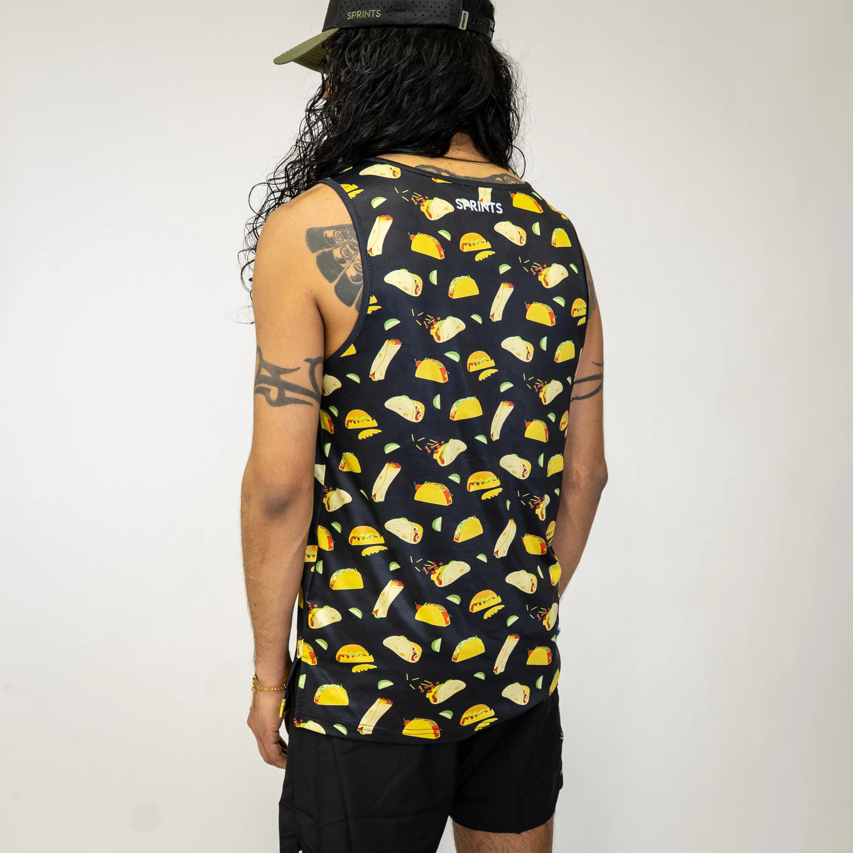 Mens Running Tank - Mas Taco Loco Burrito - Image 4