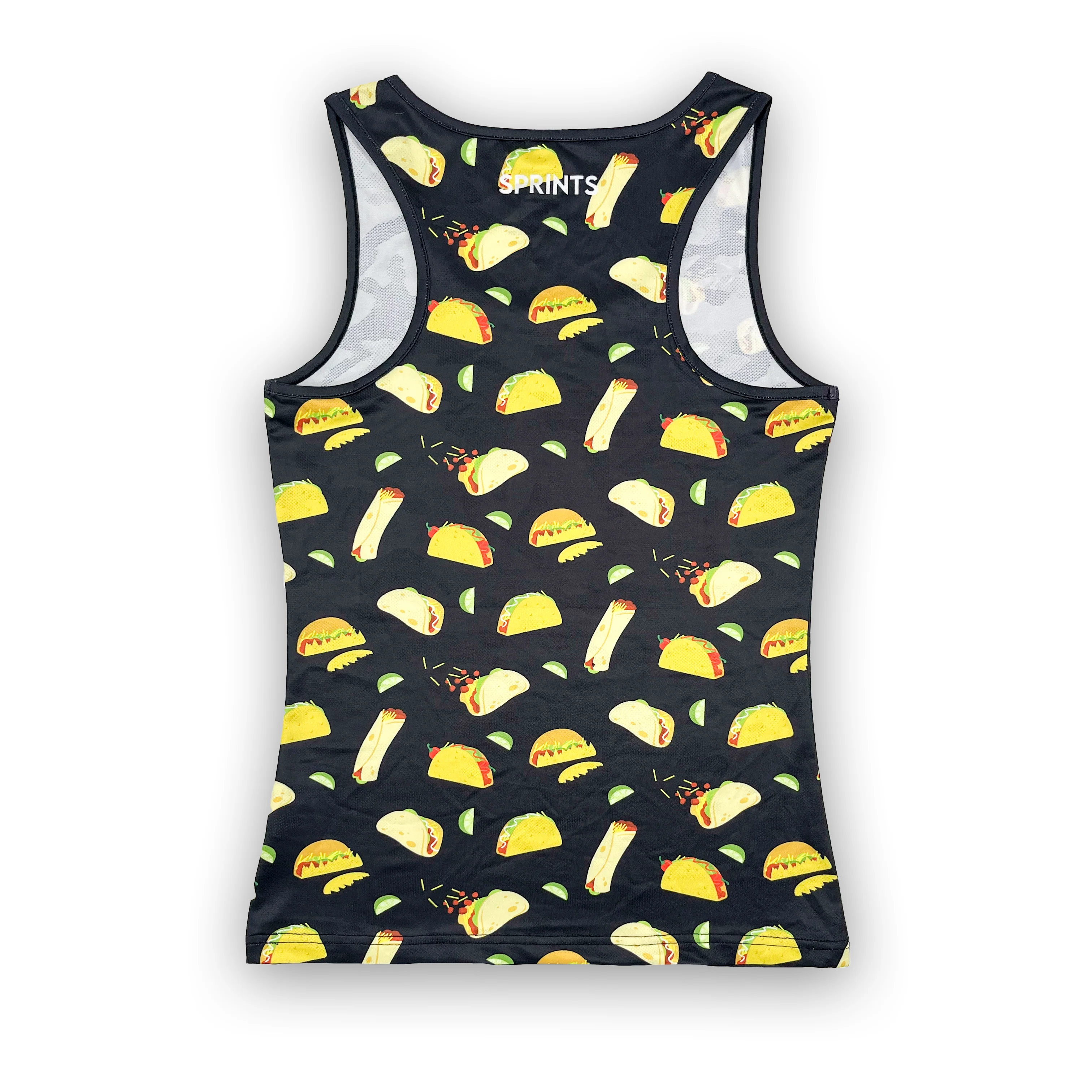 Womens Running Tank - Mas Taco Loco Burrito - Image 5