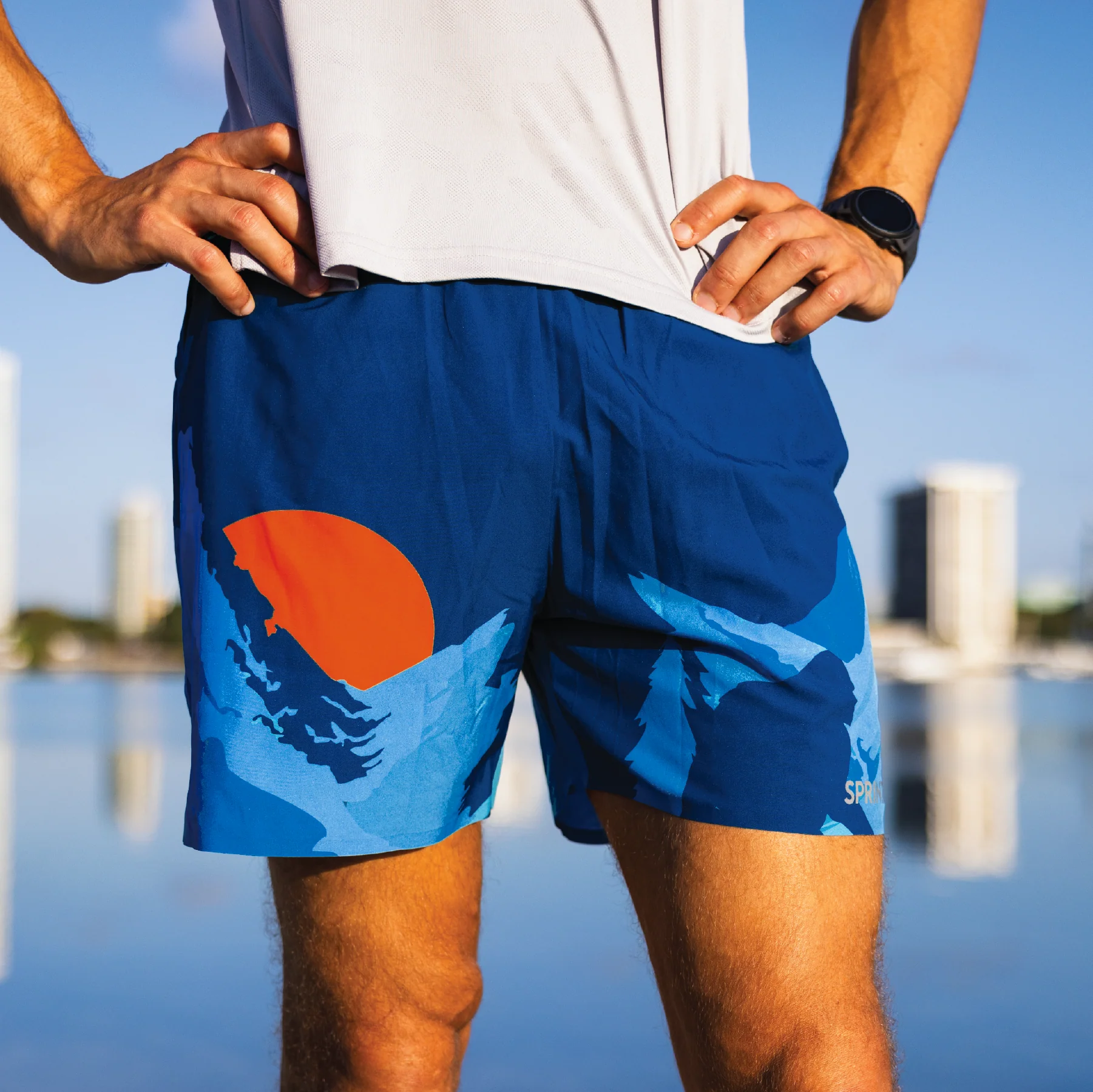 Mens Avigate 5" Fusion Short - Sasquatch - Image 6