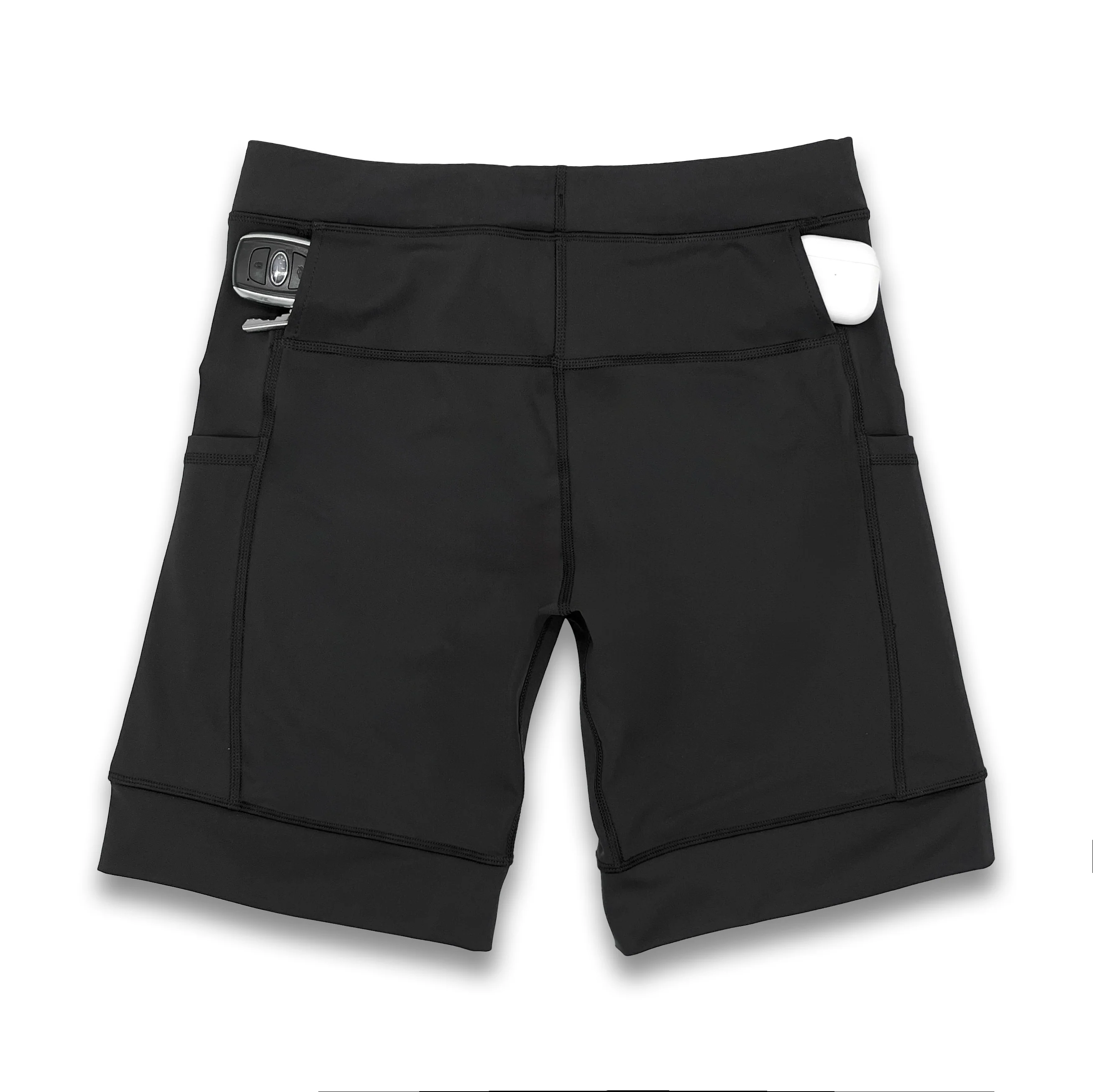 Mens Flexion 8" Compression Short - Stealth Black - Image 5