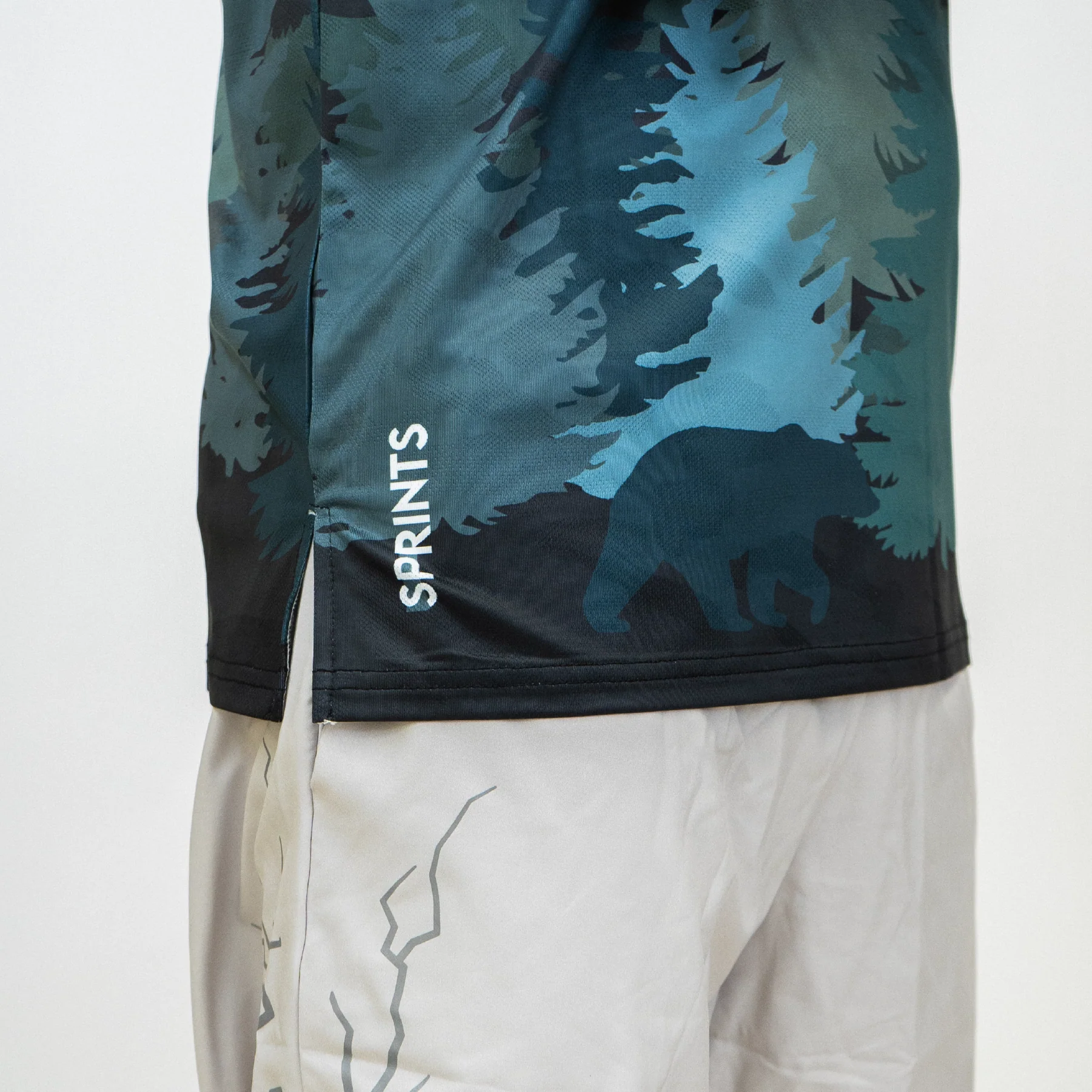 Mens Running Tank - Nightfall Grizzly - Image 3
