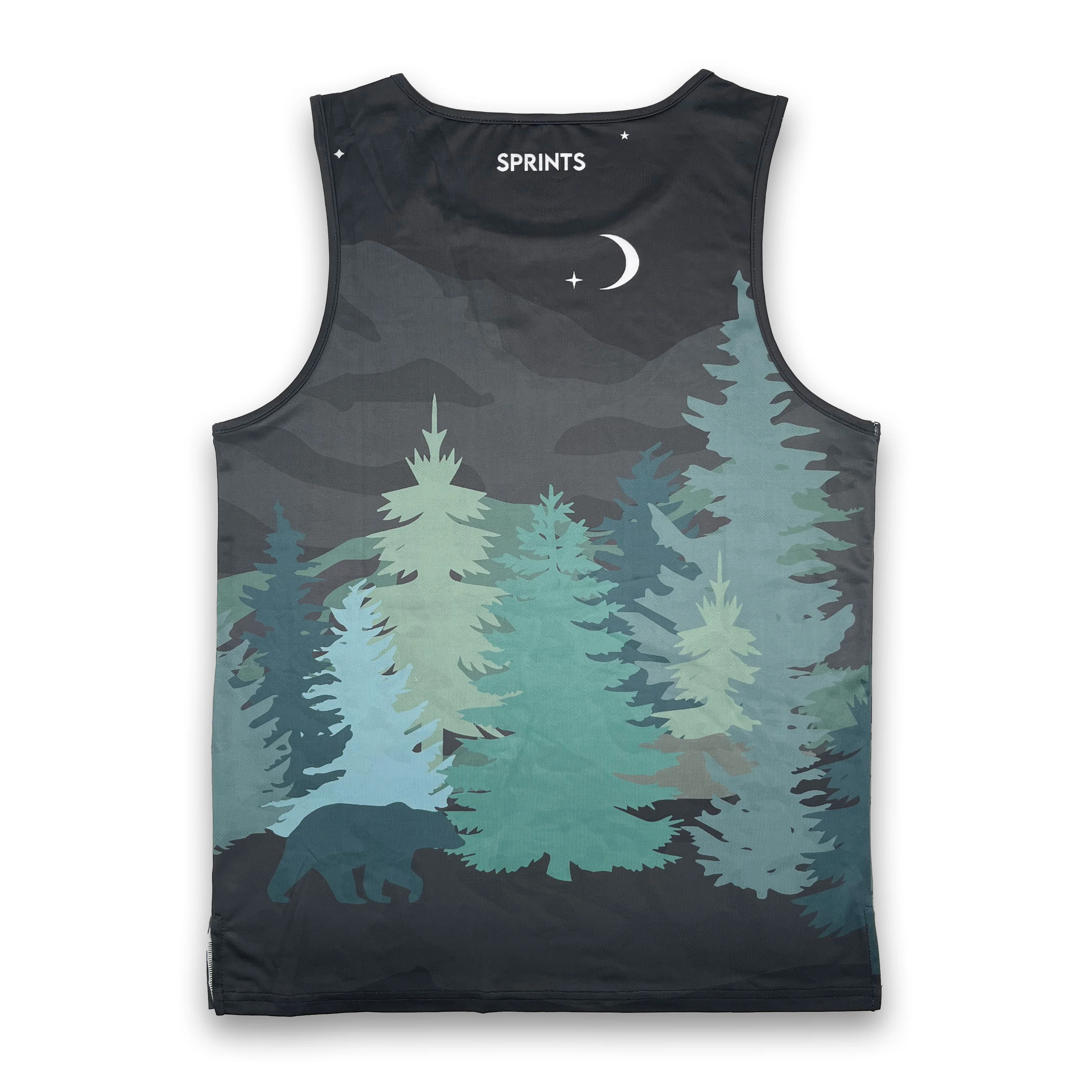 Mens Running Tank - Nightfall Grizzly - Image 5