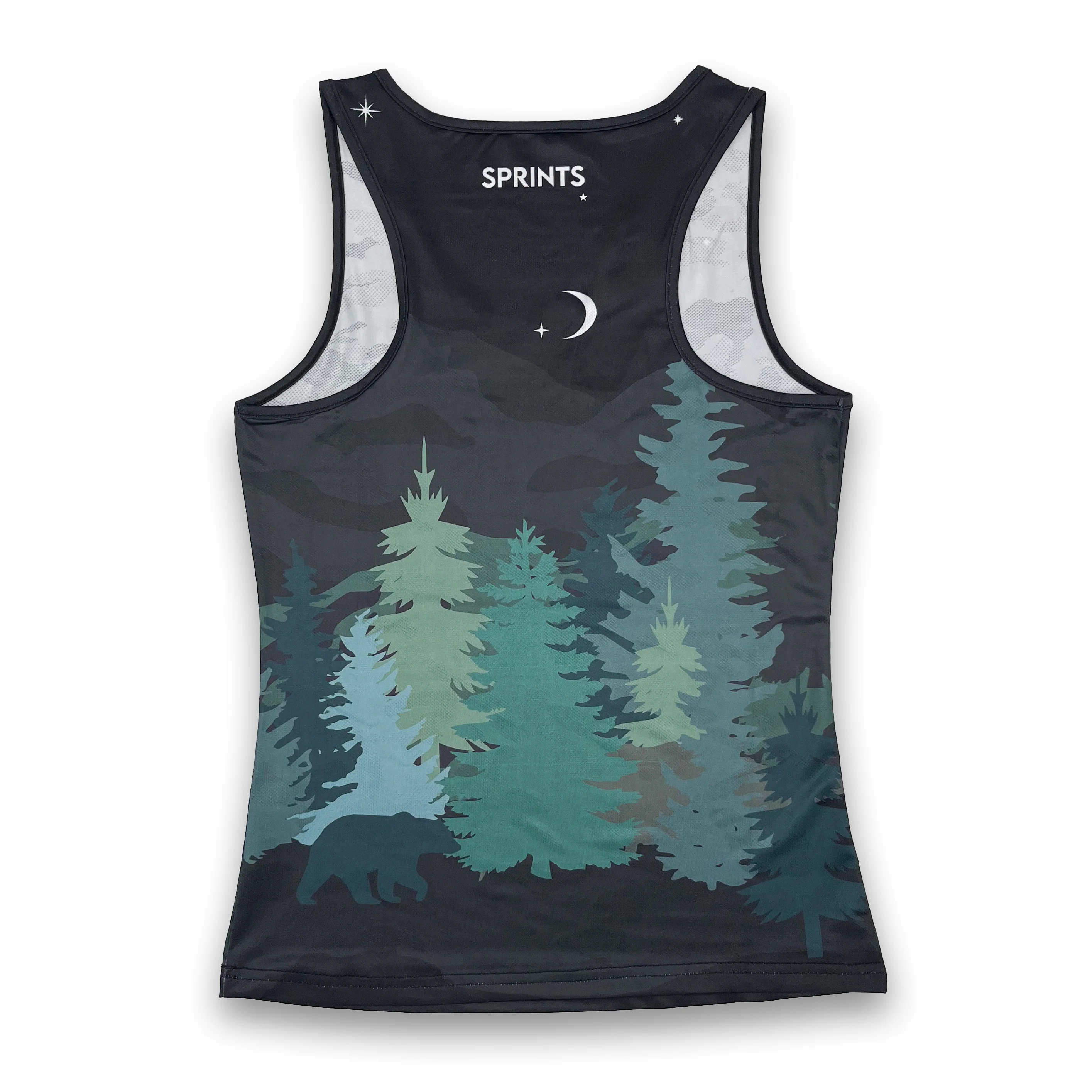 Womens Running Tank - Nightfall Grizzly - Image 4