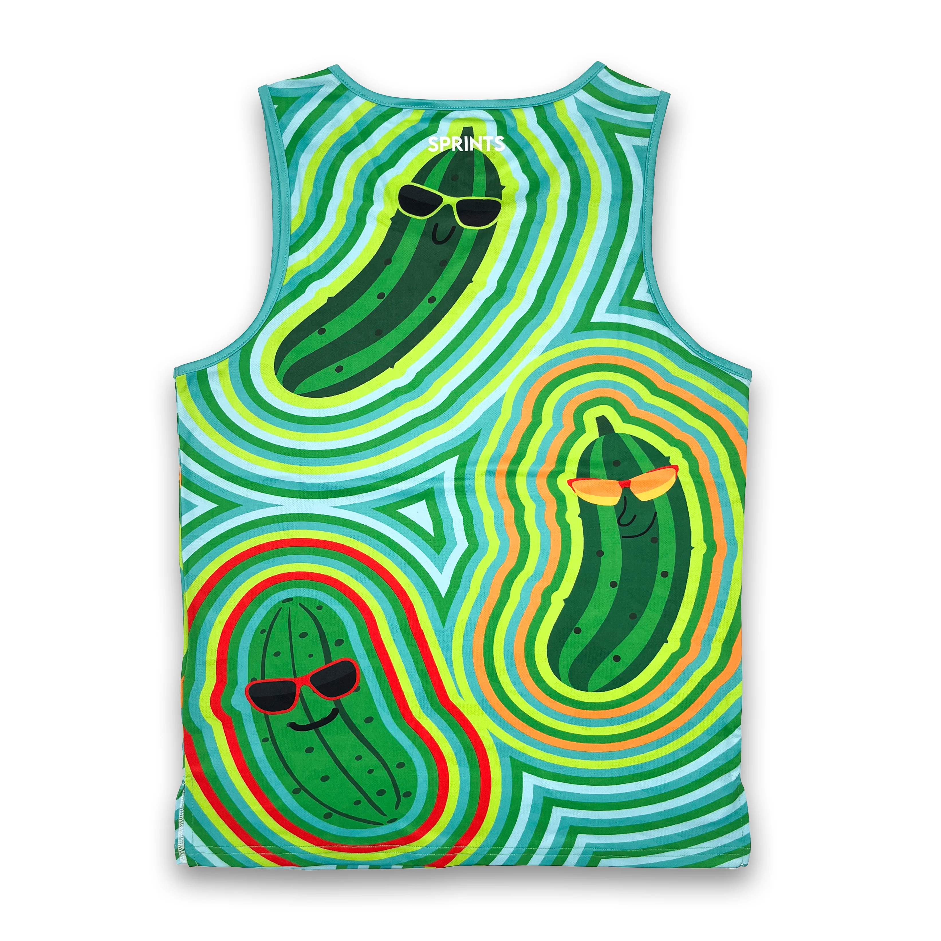 Mens Running Tank - Pickle Power - Image 4
