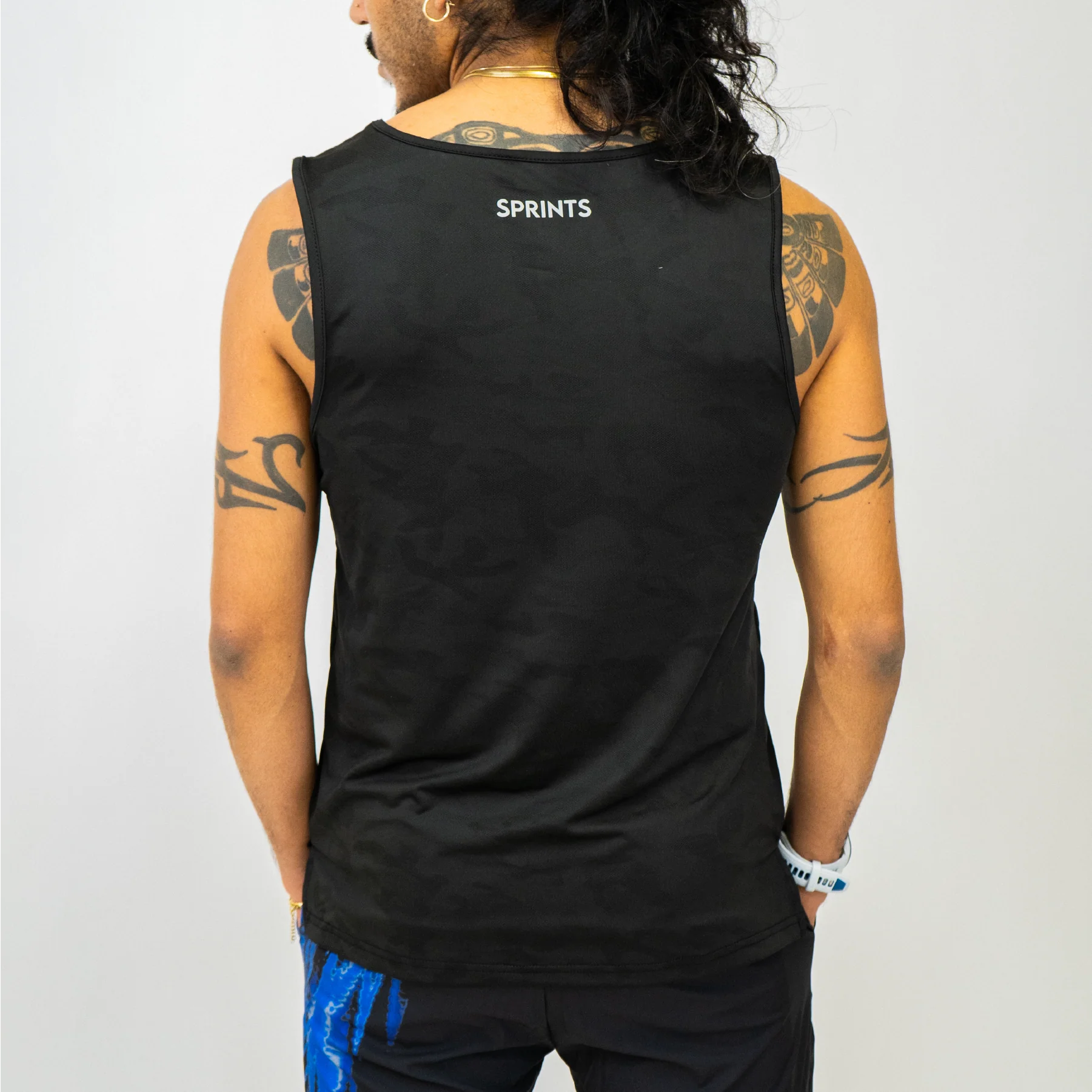 Mens Running Tank - Running is Dope Reflective - Image 4