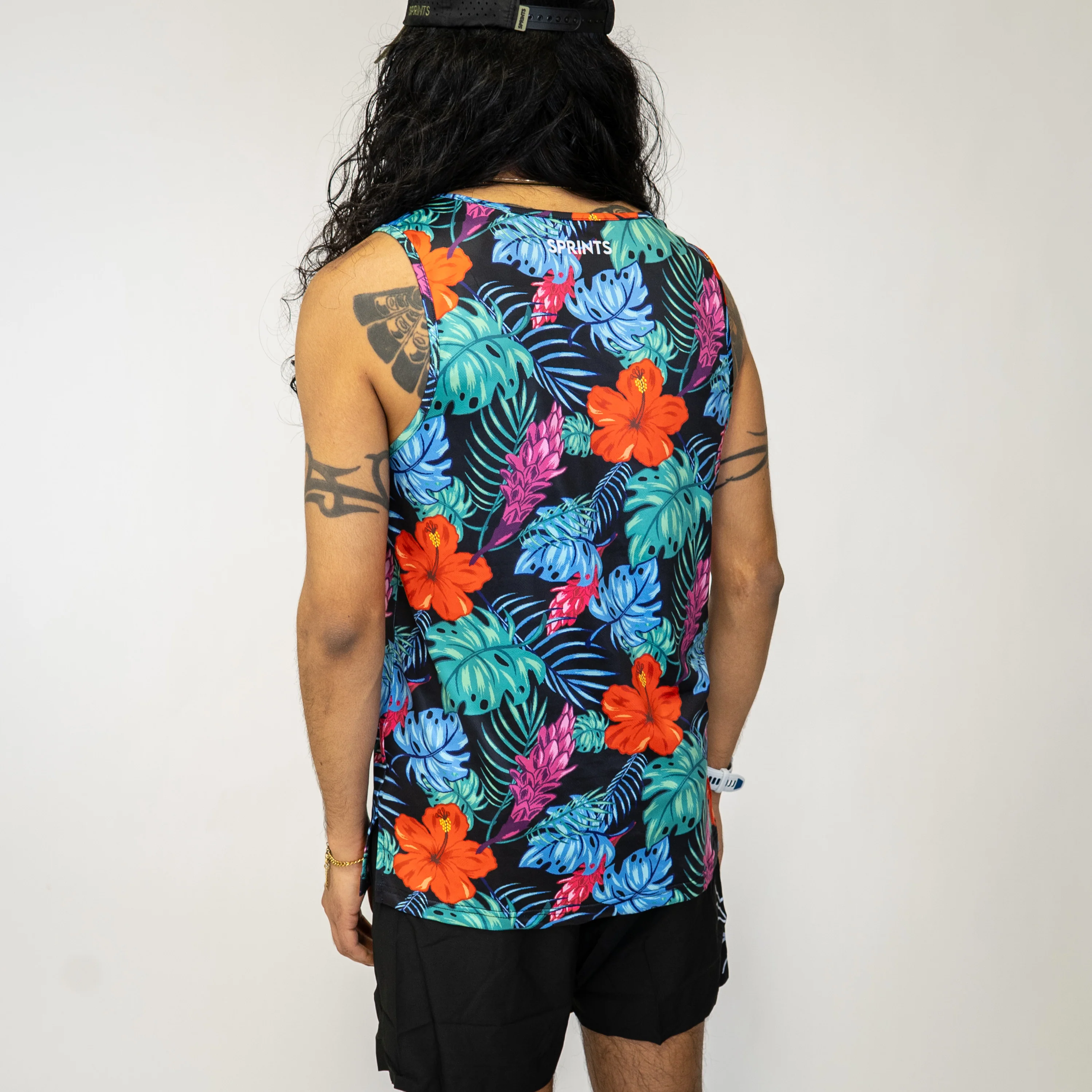 Mens Running Tank - Tropic Touchdown - Image 3