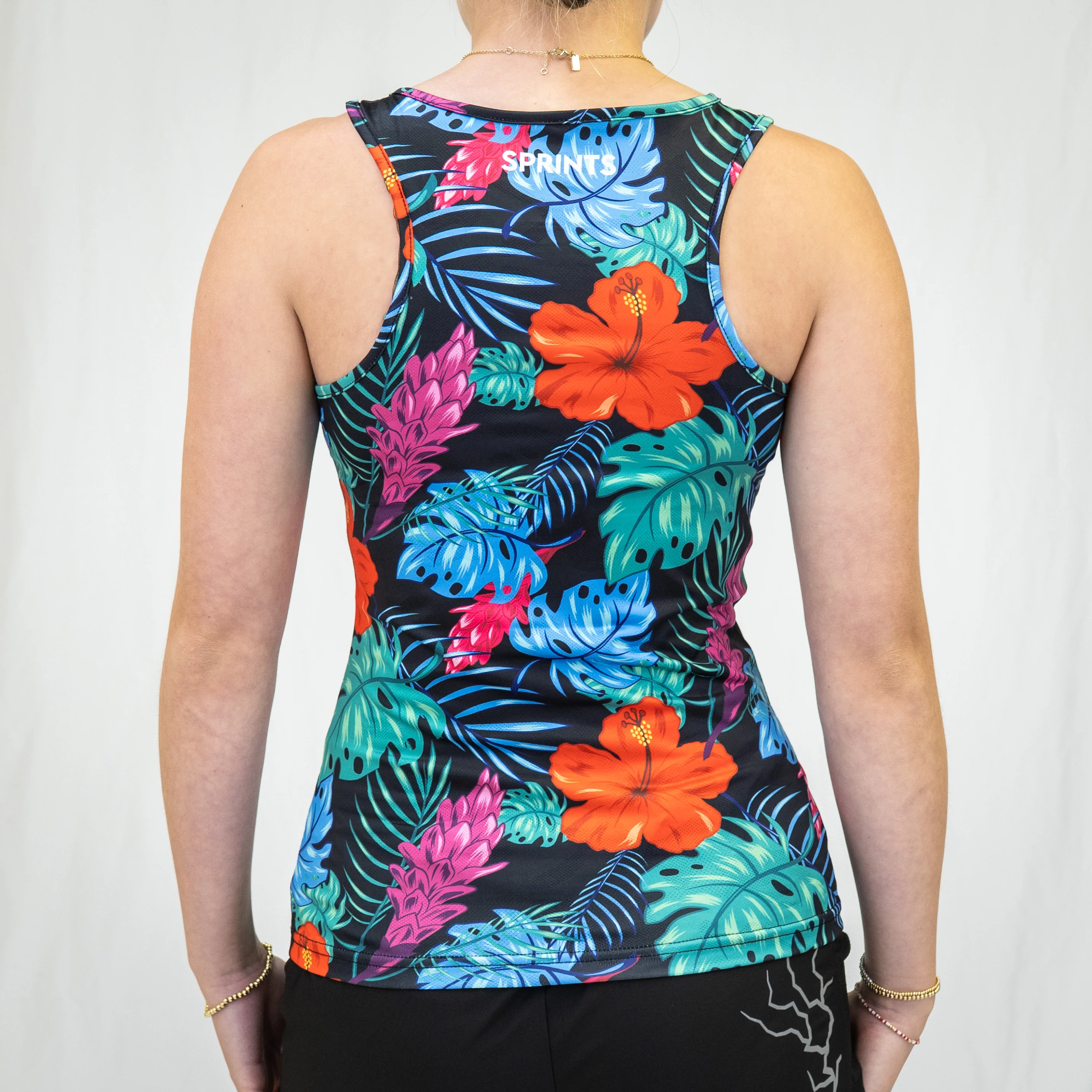 Womens Running Tank - Tropic Touchdown - Image 3