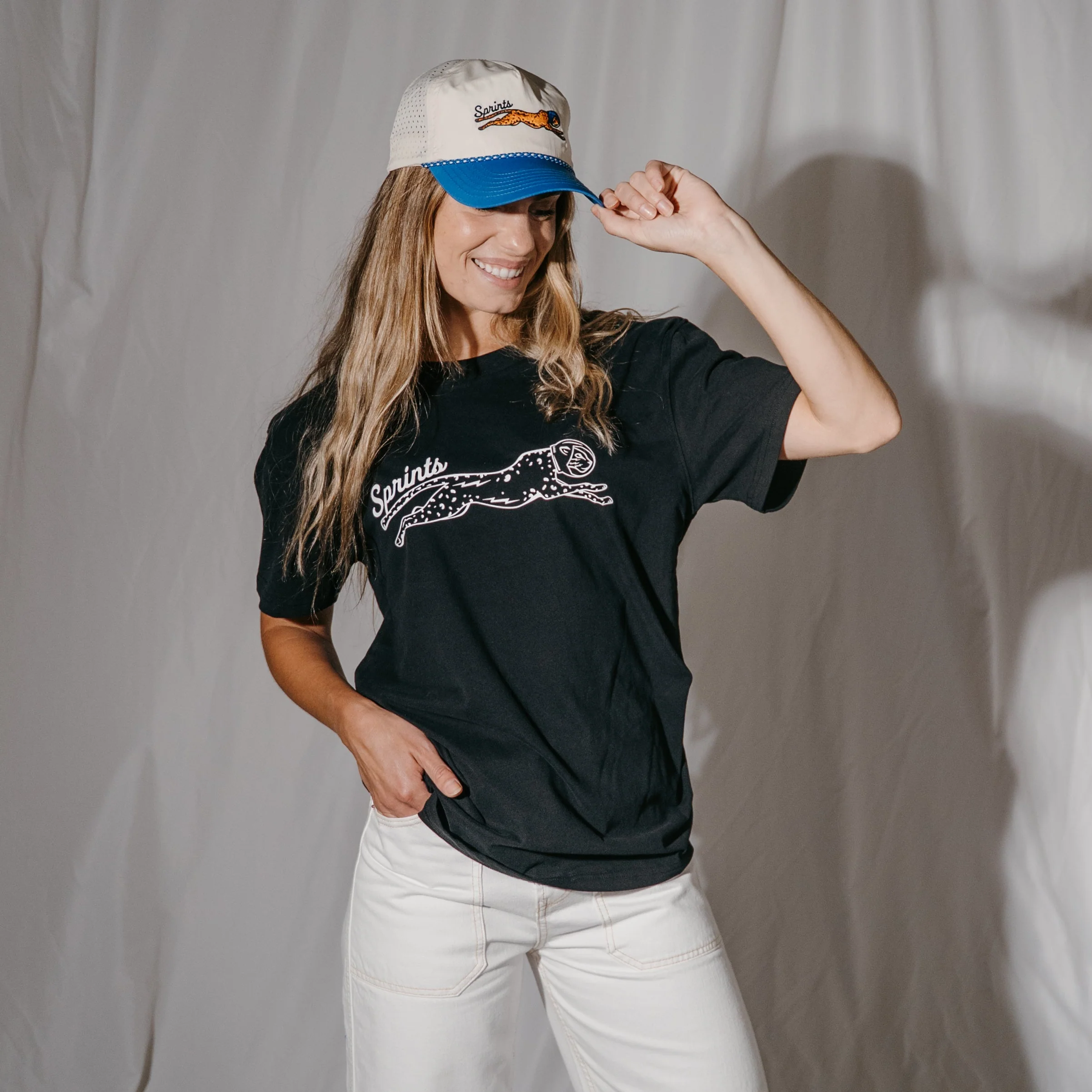 Victory Sprints Luxe Suprima Cotton Tee - Black (Unisex) - Image 4