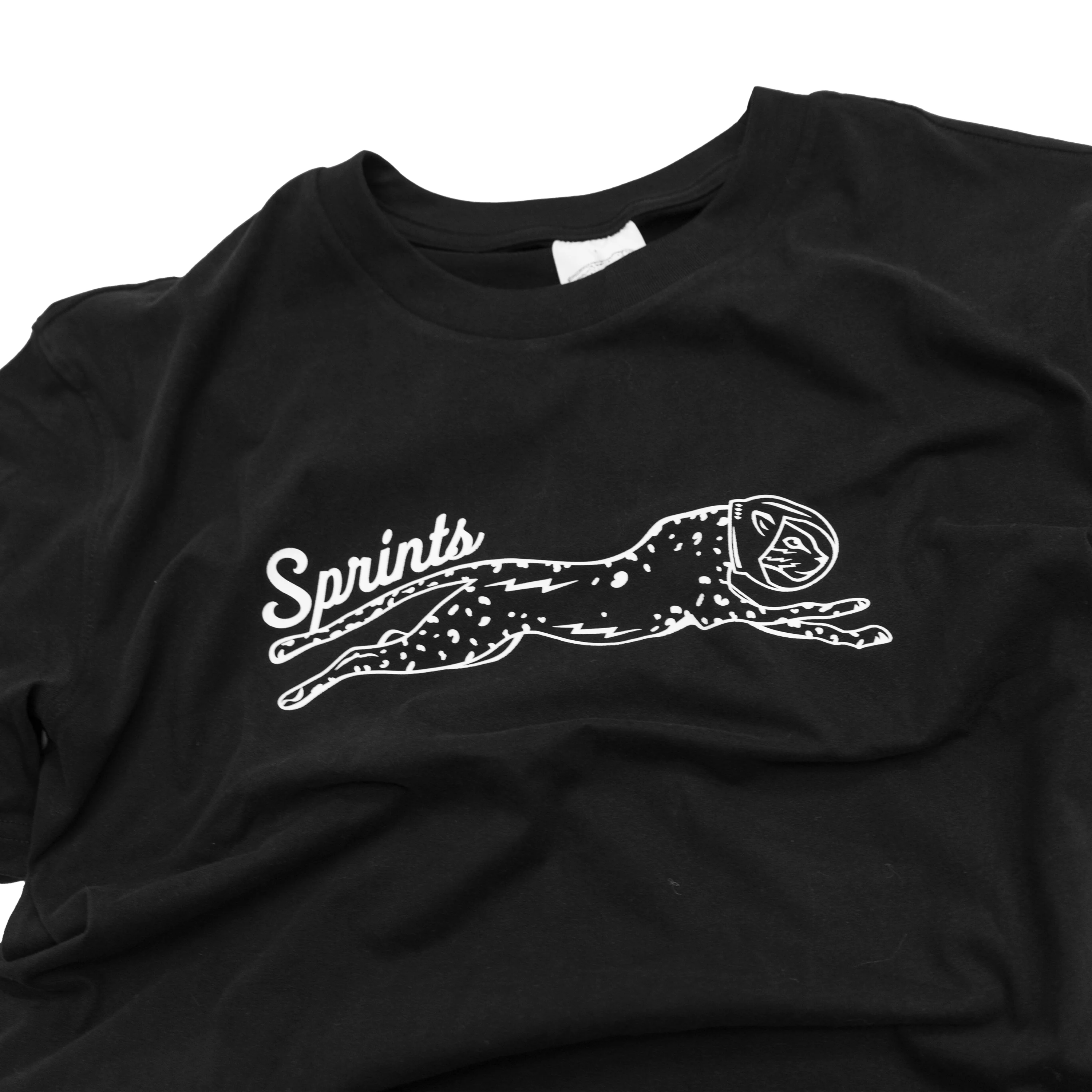 Victory Sprints Luxe Suprima Cotton Tee - Black (Unisex) - Image 5