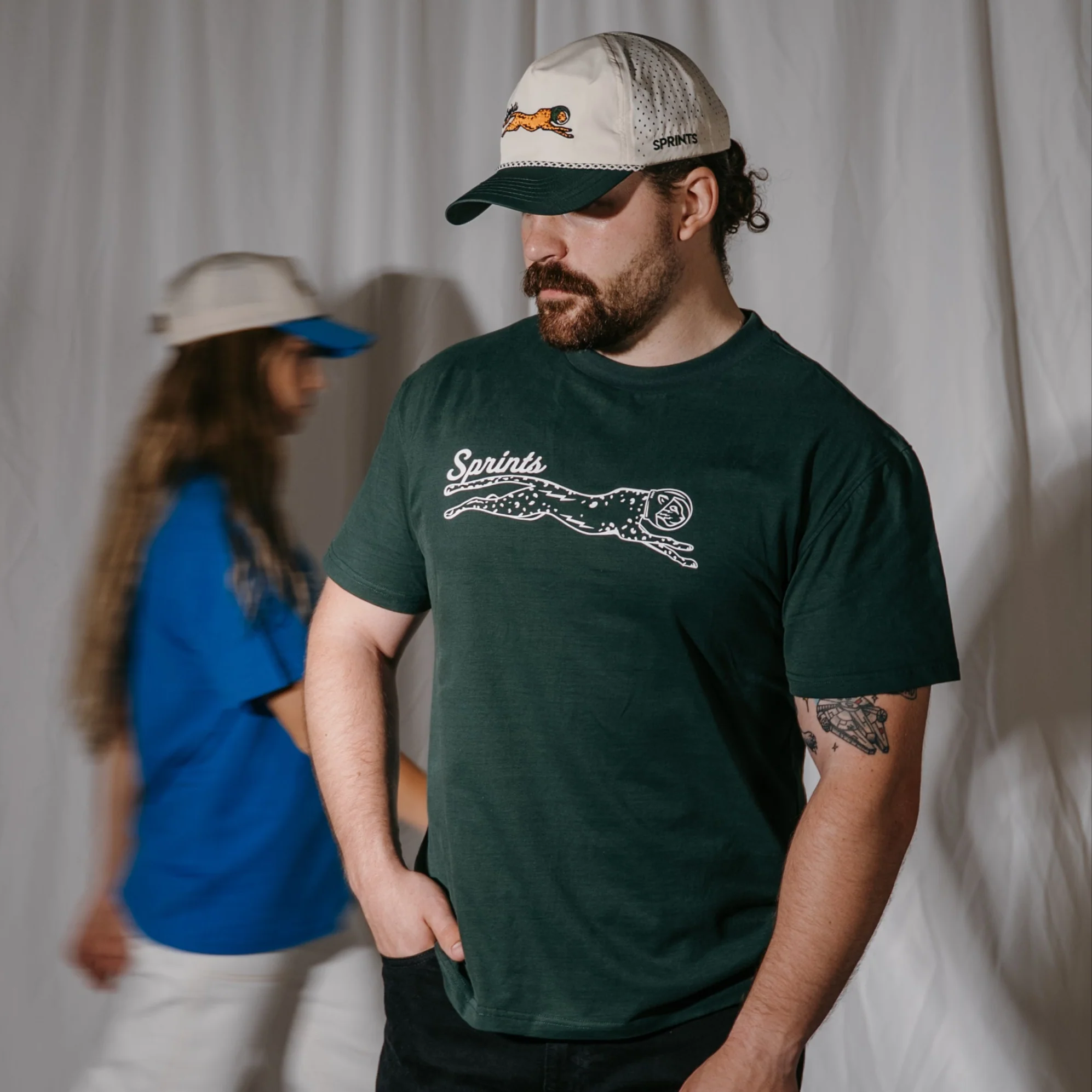Victory Sprints Luxe Suprima Cotton Tee - Green (Unisex) - Image 2