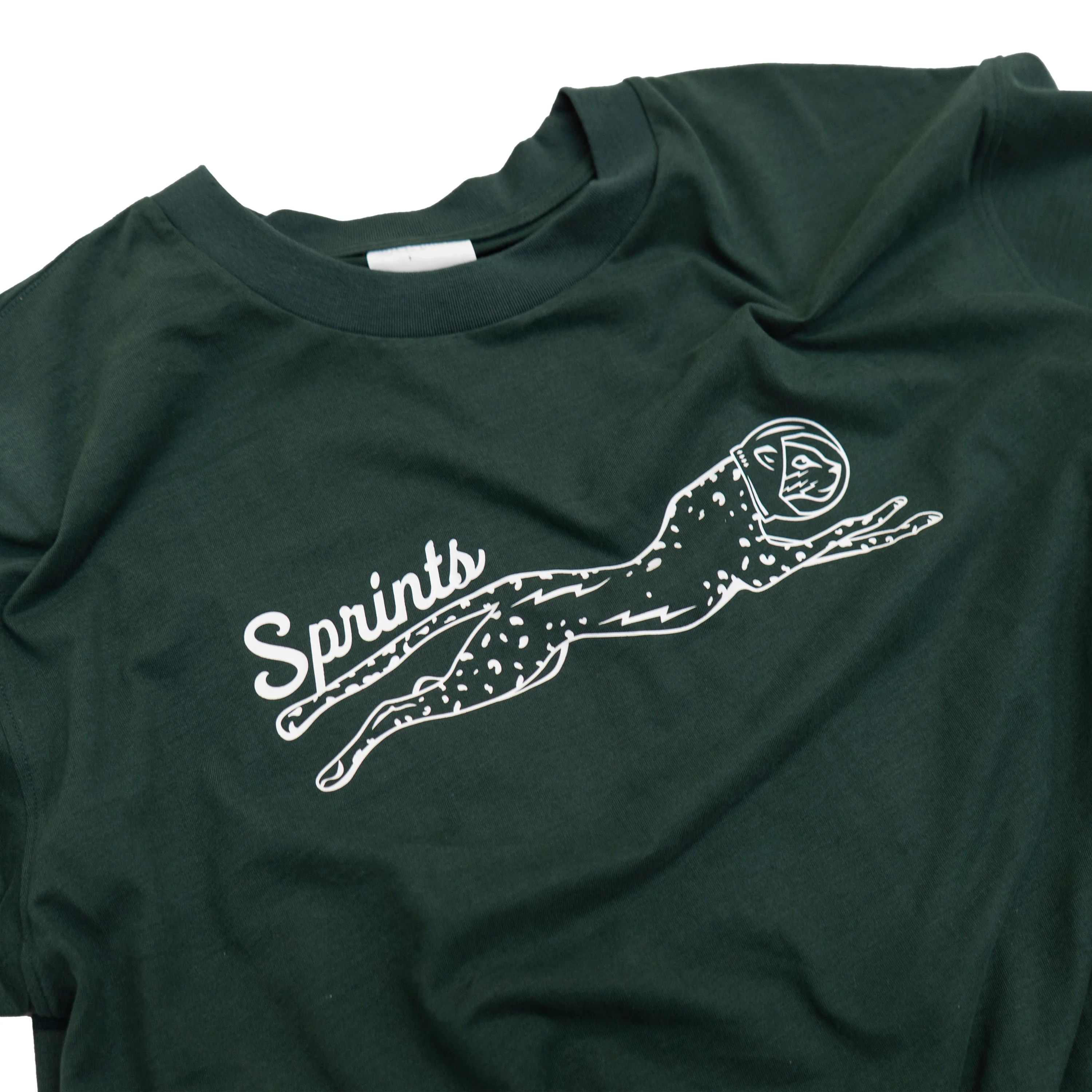 Victory Sprints Luxe Suprima Cotton Tee - Green (Unisex) - Image 3