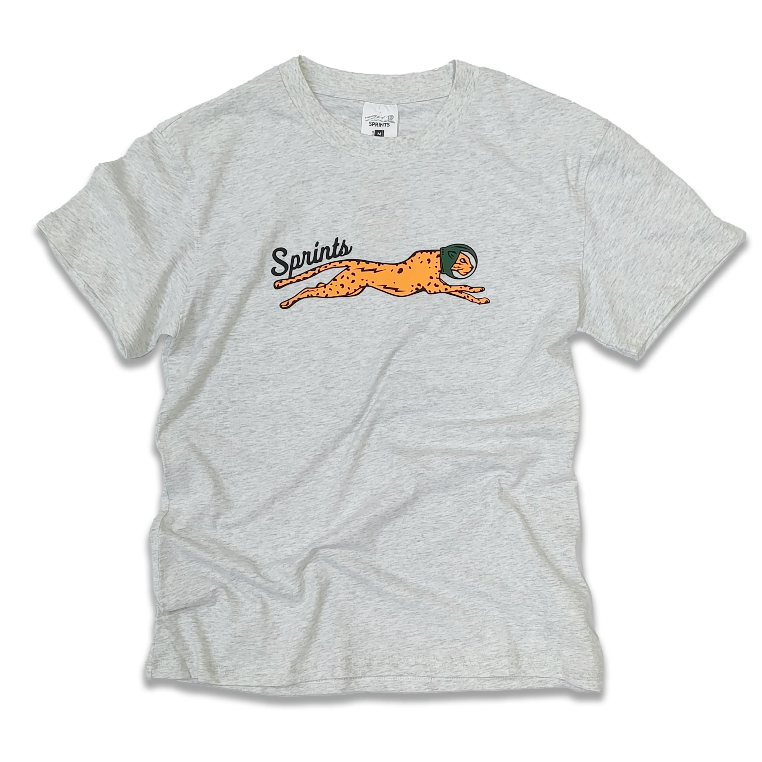 Victory Sprints Luxe Suprima Cotton Tee - Grey (Unisex)