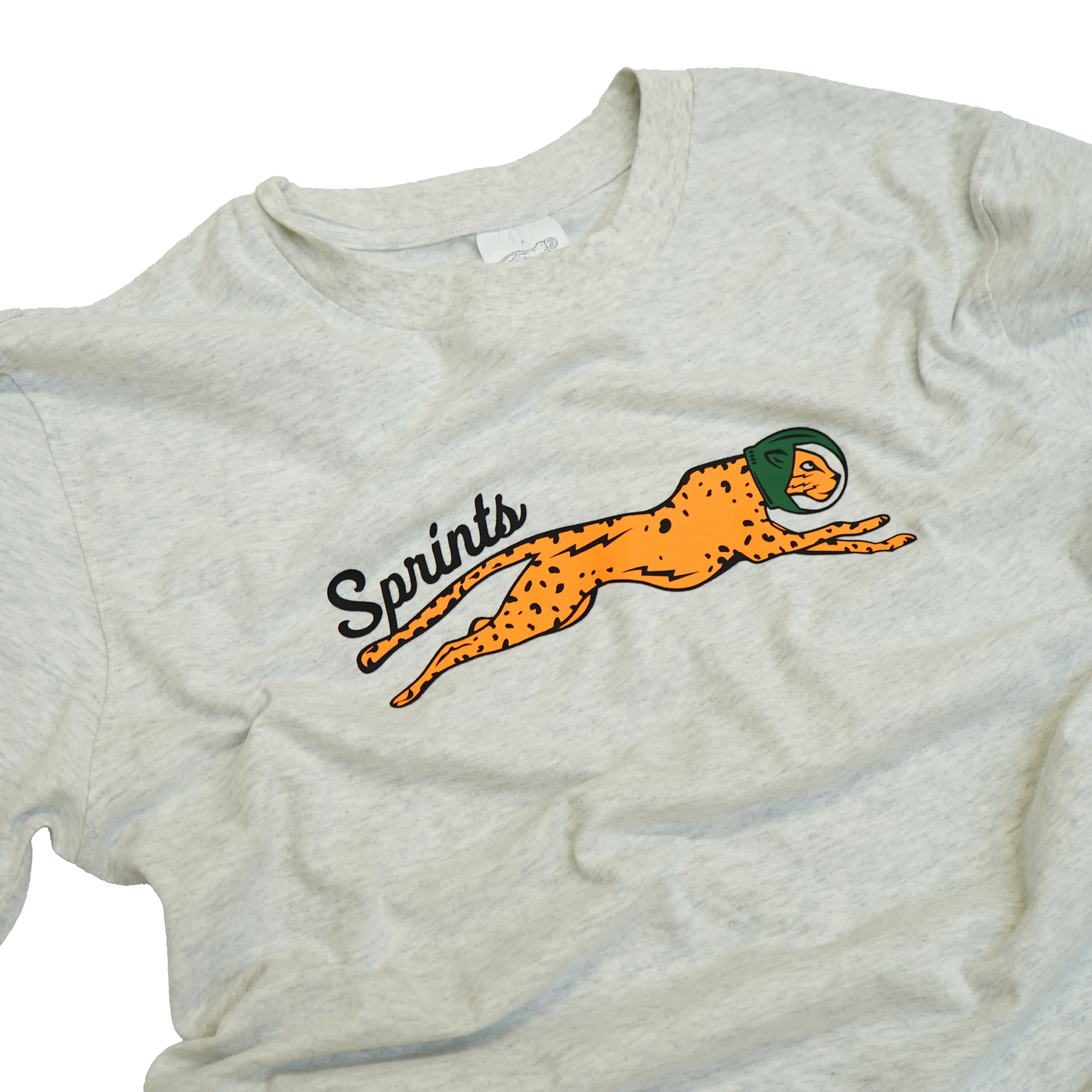 Victory Sprints Luxe Suprima Cotton Tee - Grey (Unisex) - Image 4