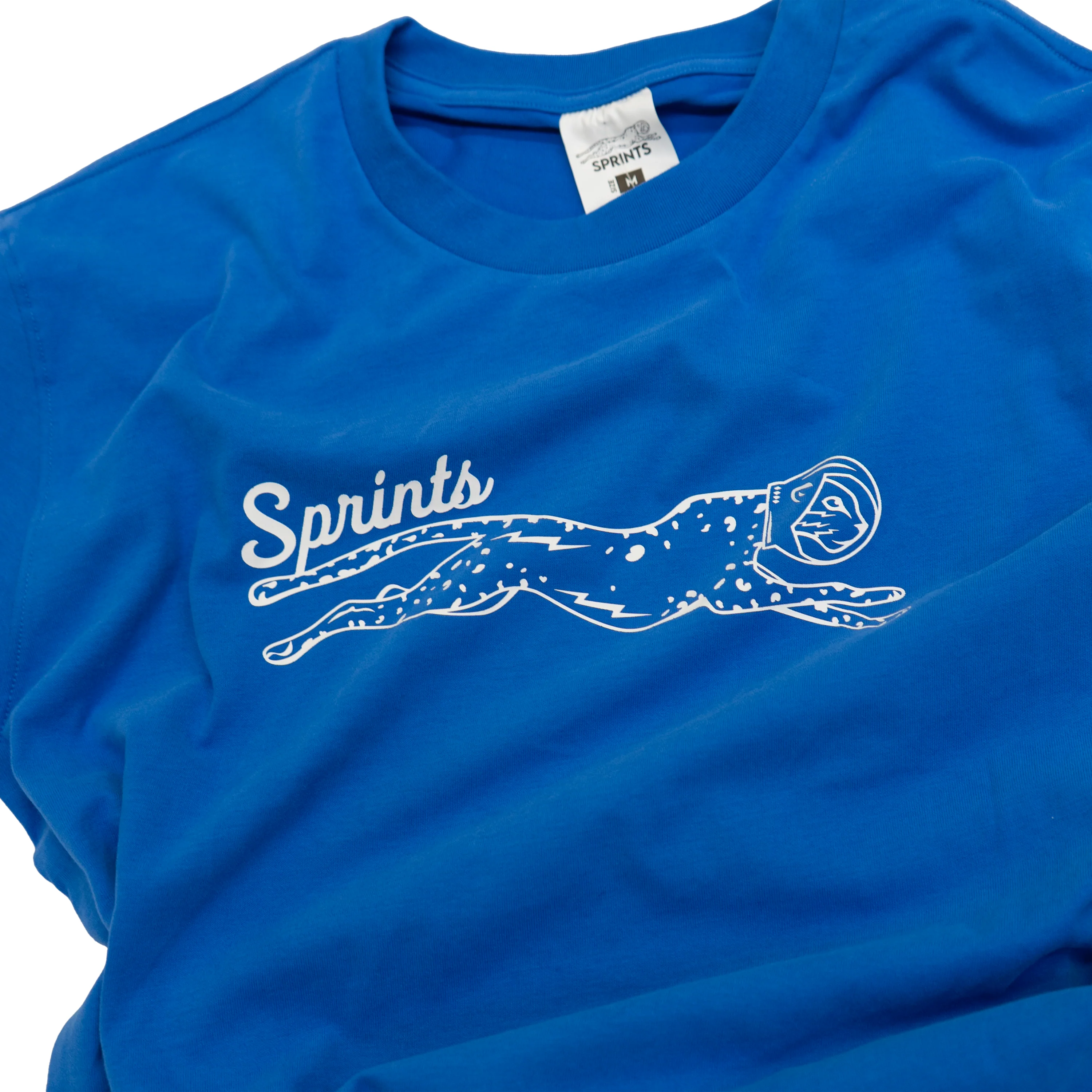 Victory Sprints Luxe Suprima Cotton Tee - Blue (Unisex) - Image 5