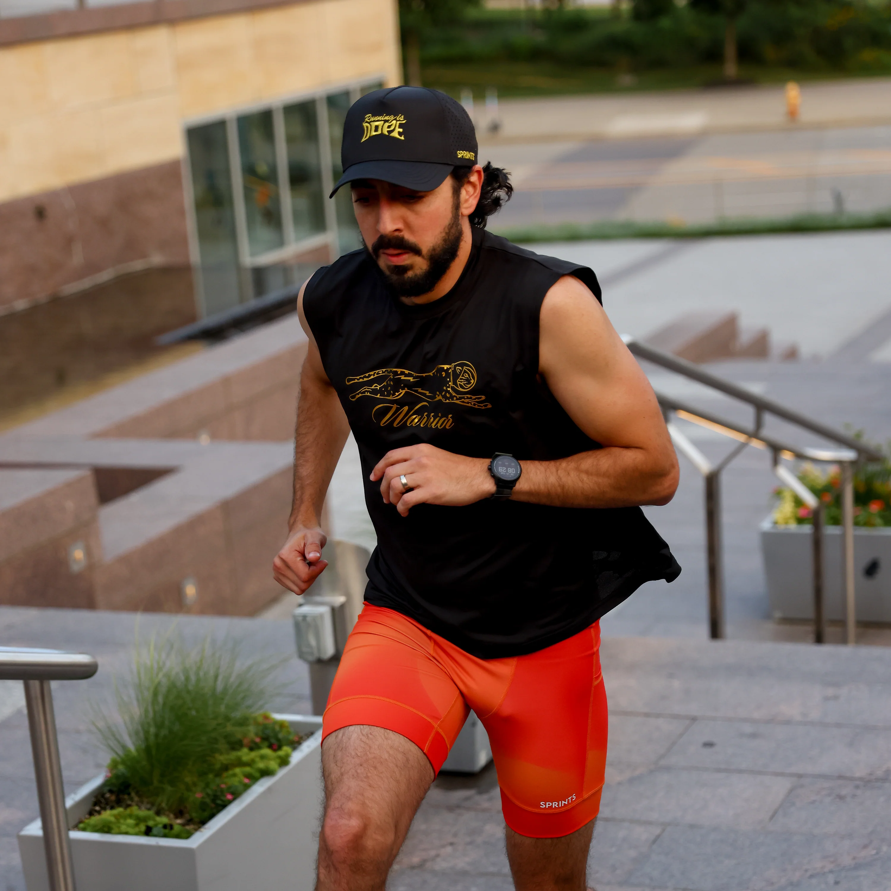 Mens Framework Tank - Warrior Jag Gold Label - Image 2