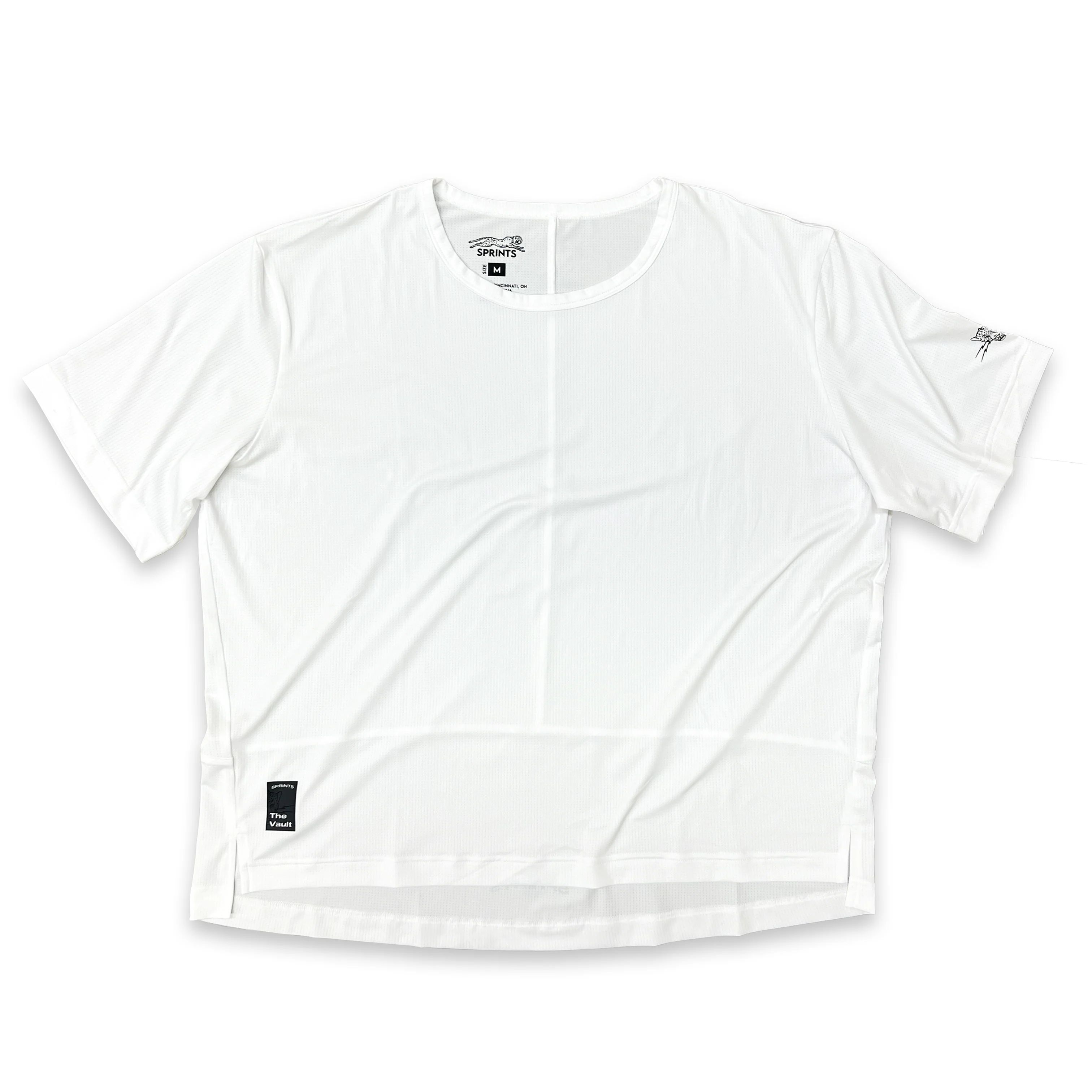 Womens Core Zero Tech Tee - Vault Jag White