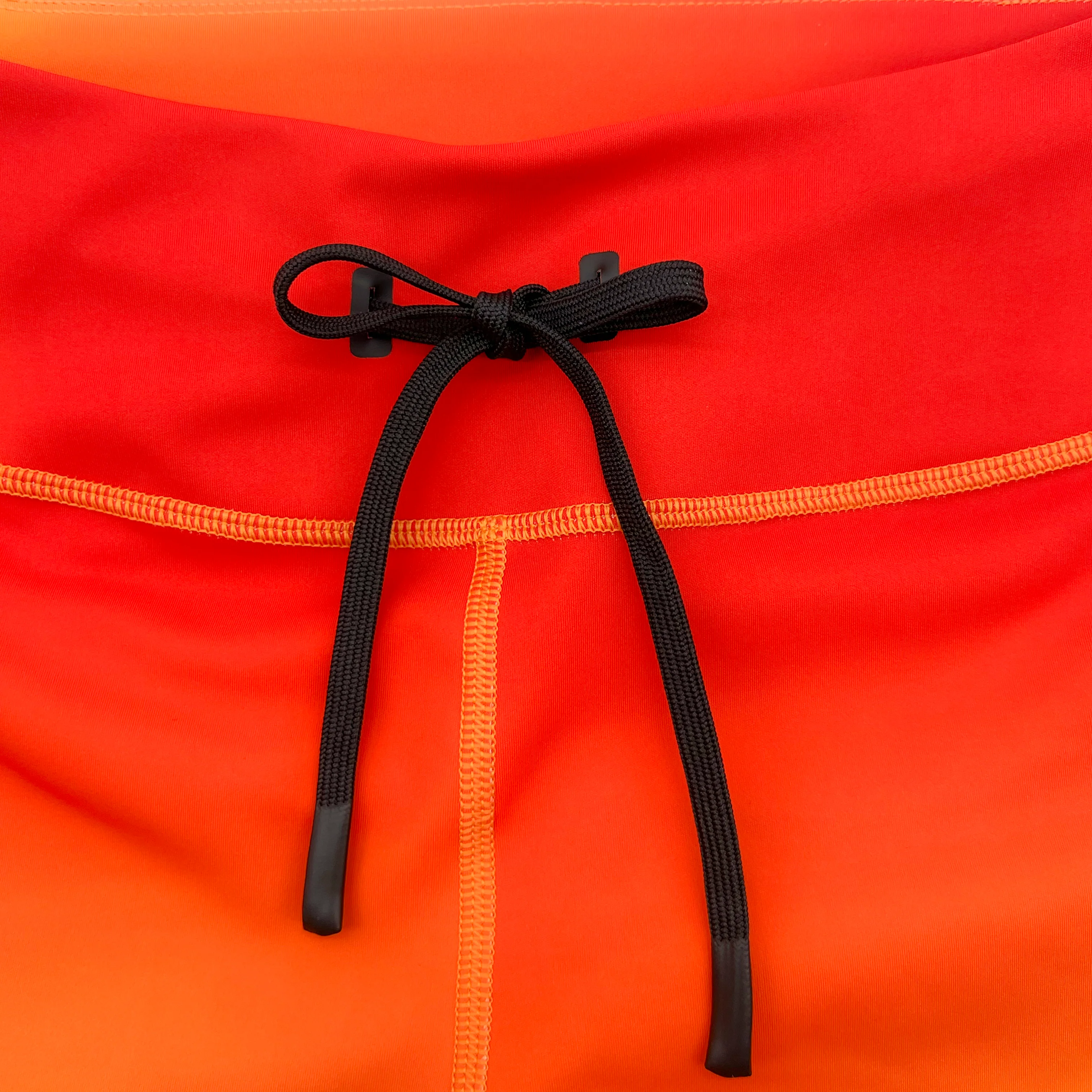 Womens Flexion 8" Compression Short - Orange Crush - Image 8
