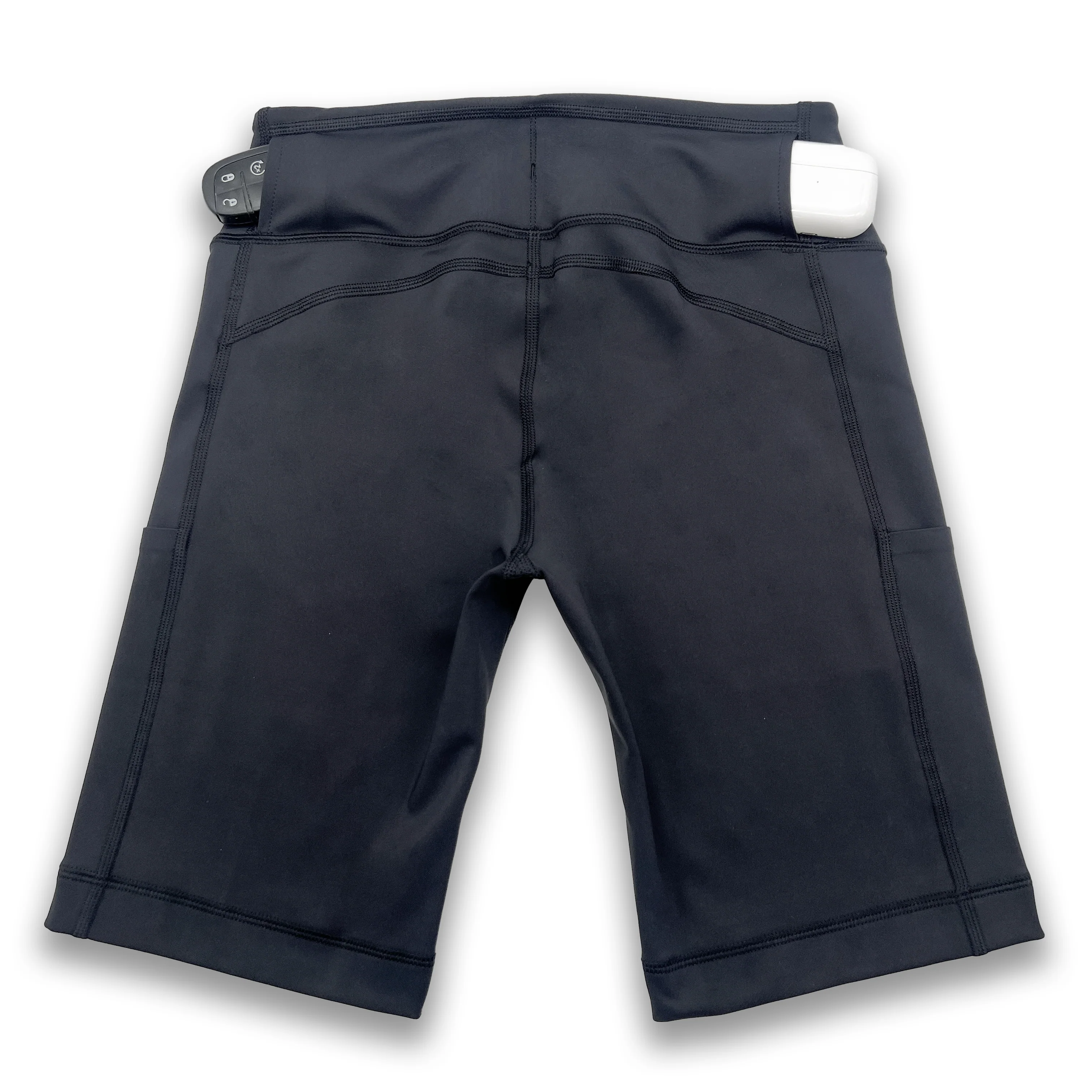 Womens Flexion 8" Compression Short - Stealth Black - Image 6